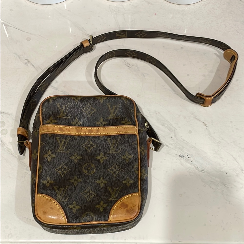 Louis Vuitton Brown Danube with Monogram Canvas